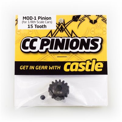 CC PINION 15 TOOTH - MOD 1