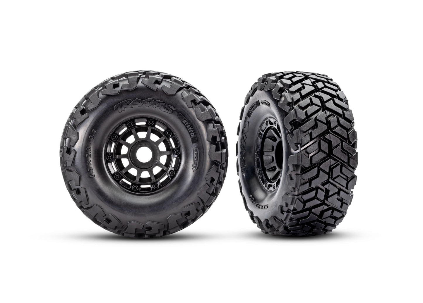 Black Wheels w/ Maxx SC Belted Tires (2) Part Number: 10272