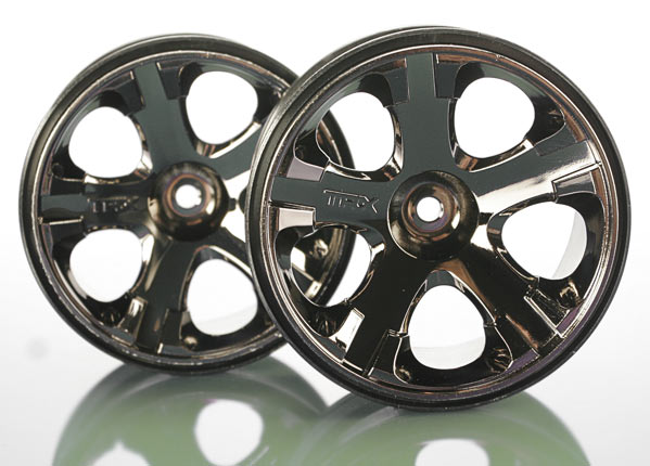 All-Star 2.8" Black Chrome Wheels (2) Part Number: 5576A