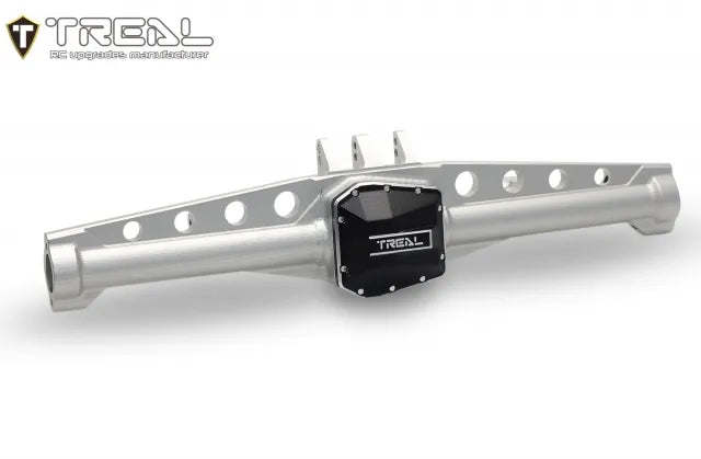 TREAL SCX6 Rear Axle Housing One Piece CNC Billet Machined Aluminum 7075 for Axial SCX6 Upgrades AR90 Rear Axle