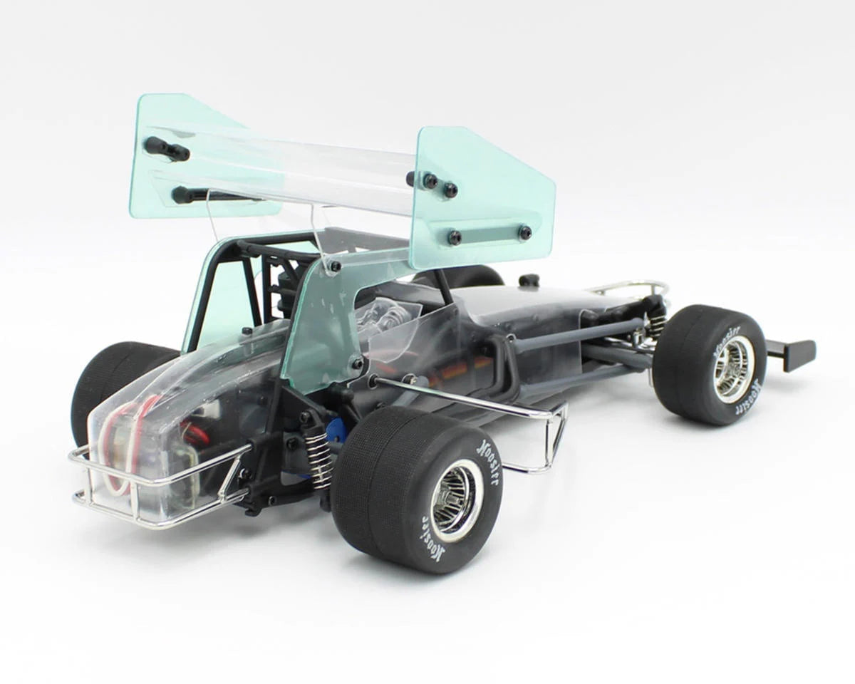 1RC Racing Super Modified 1/18 Brushless RTR 2WD Oval Racer (Clear) w/2.4GHz Radio, Battery & Charger 1RC