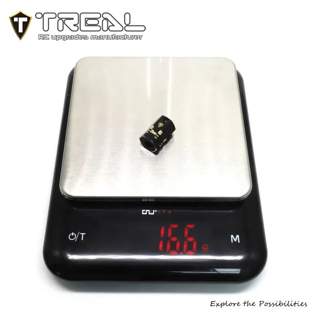 TREAL Brass 12mm Wheel Hex Adapters Extended(4pcs) Height:20mm