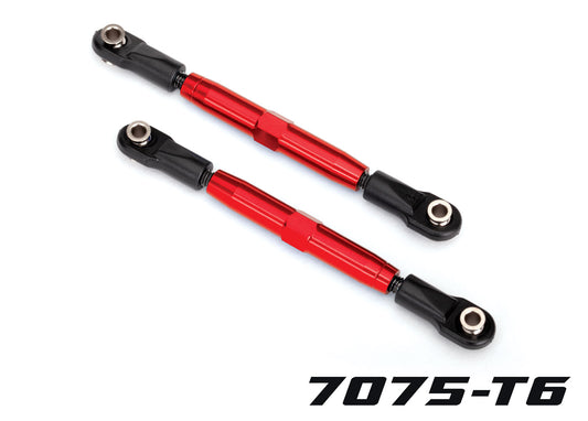 TUBES Red Aluminum 73 mm Rear Camber Links (2)-Part Number: 3644R