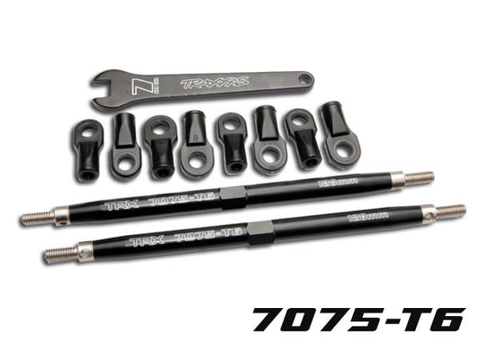 TUBES 128 mm Black Aluminum Toe Links (2) Part Number: 5338A