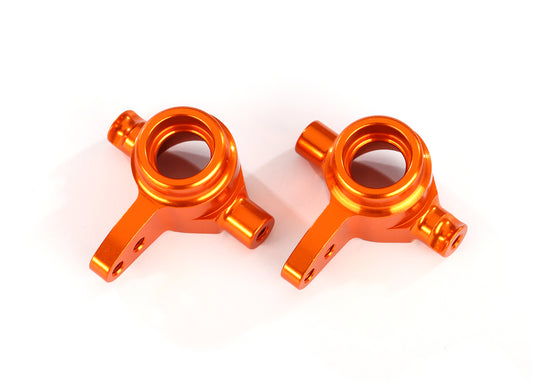 Orange Aluminum Steering Blocks (L&R) Part Number:  6837A