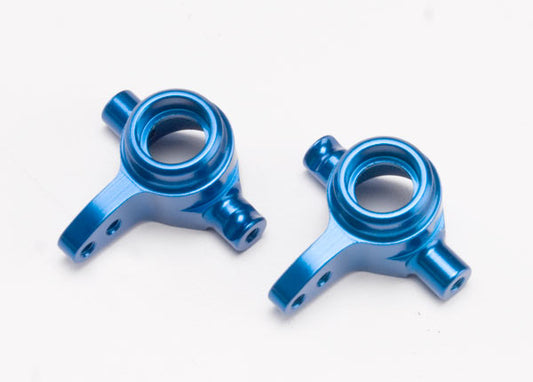 Blue Aluminum Steering Blocks (L&R) Part Number:  6837X