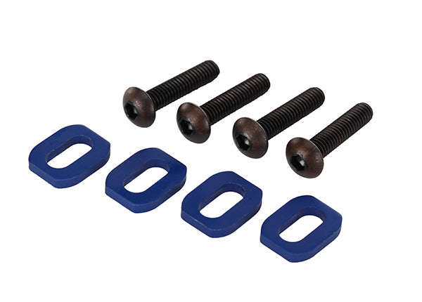 Blue Aluminum Motor Mount Washers (4) Part Number: 7759