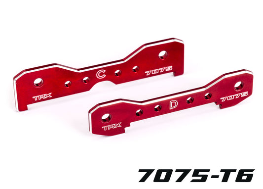 Red 7075-T6 Aluminum Sledge Rear Tie Bars Part Number:  9630R