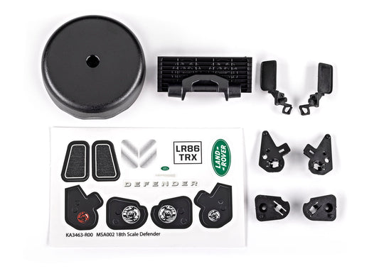 TRX-4M Defender Body Accessories Part Number:  9720
