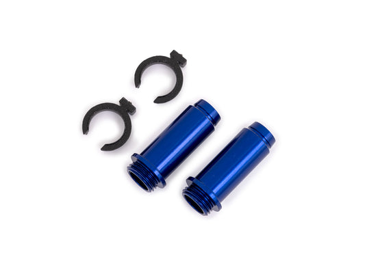 Blue Aluminum GTM Shock Bodies (2) Part Number:  9763-BLUE