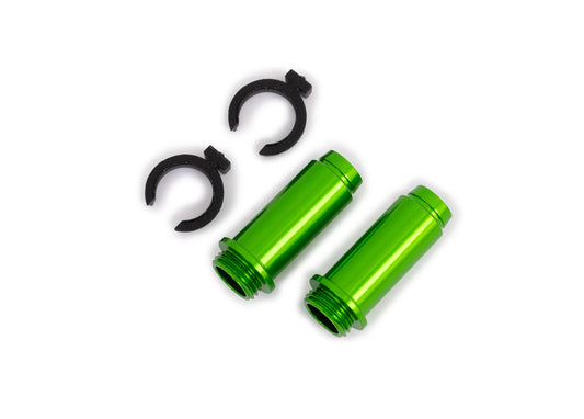Green Aluminum GTM Shock Bodies (2) Part Number:  9763-GRN