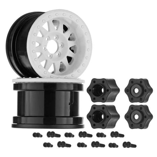 Axial 2.2 Method Beadlock Wheel IFD White (2) AX31365