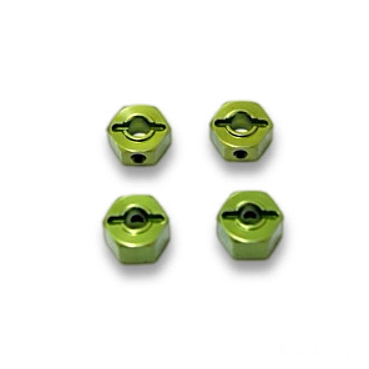 STRC 12mm Lock-pin Style Aluminum Wheel Hex (Green)