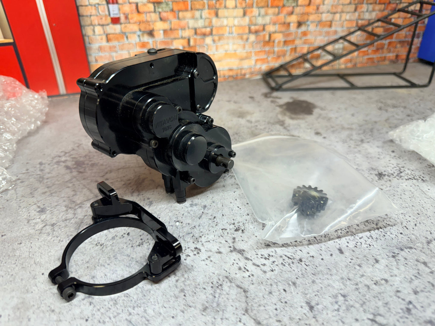 ***New*** Vitavon SCX6 Aluminum Single Speed Transmission. RC Addict