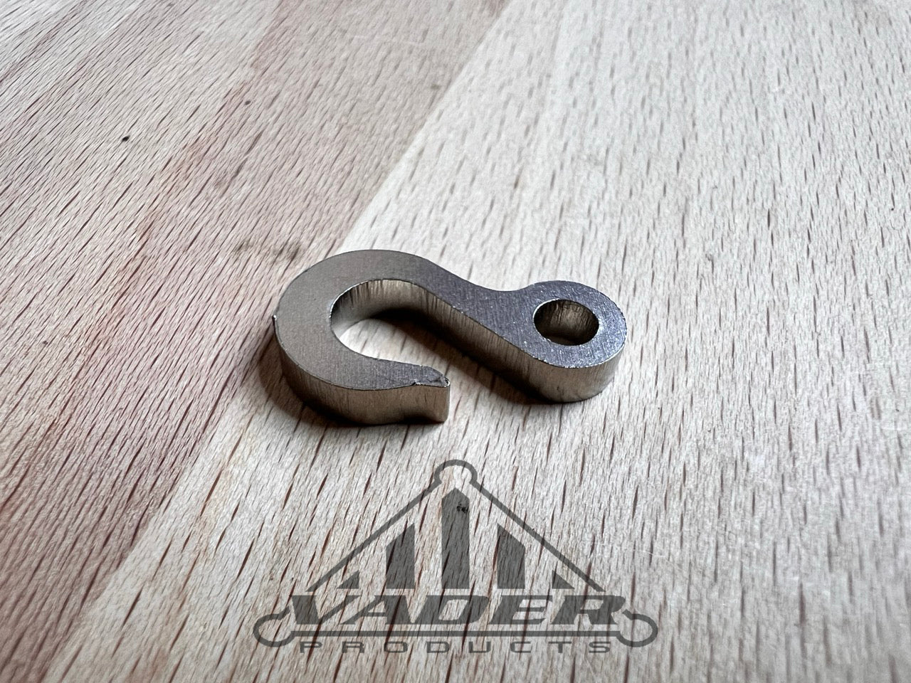 Durable Scale Stainless Steel Winch Hook for securing winch lines to bumpers, D-rings, tree savers, or land anchors. Compact and realistic with precise dimensions -1