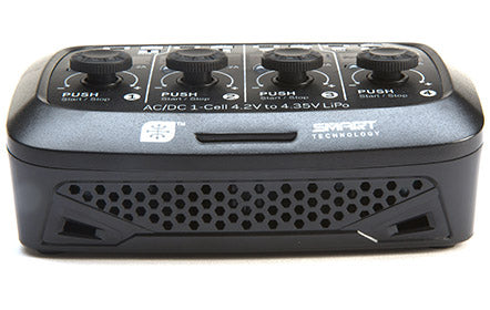 S44 Micro 4-port AC/DC 1S LiPo Charger Spektrum