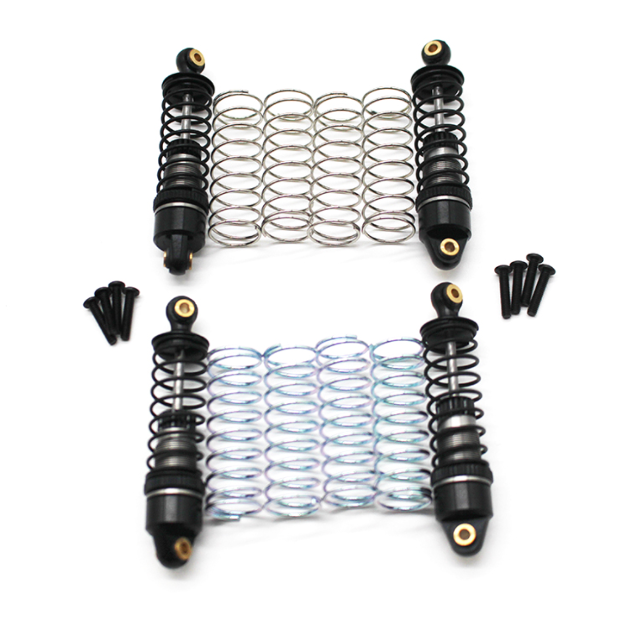 Aluminum Front & Rear Shock Set for BlackZon Slyder