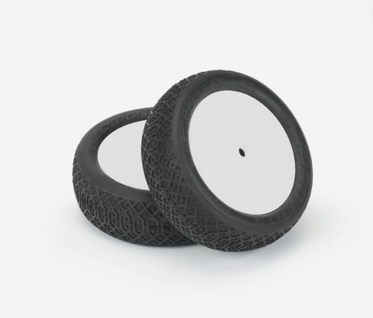 Pro-Line 8239-13 - Electron 2.2" 2WD MC Buggy Tires Mounted, WHT