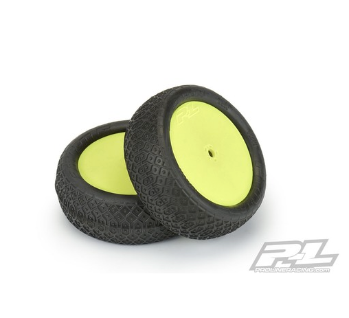 Pro-Line 8240-12 Electron 2.2" 4WD Buggy Front Tires w / Yellow Wheels (2 pcs)