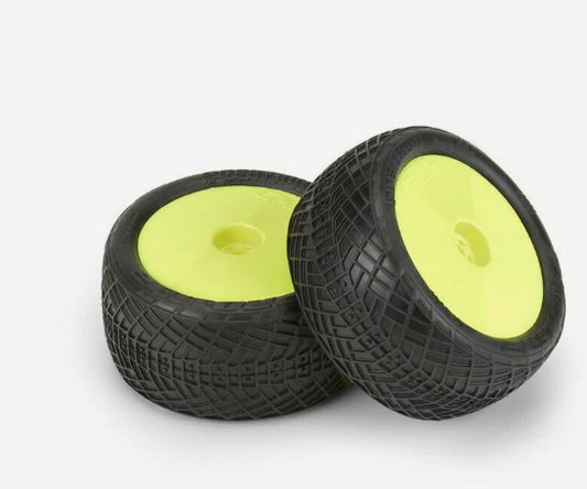 Positron MC Rear 2.2" Mounted Buggy 12mm (2) Yellow Pro-line Racing Pro825612