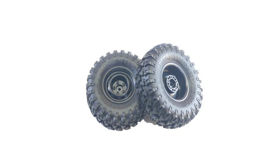 Carisma - SCA-1E Coyote Wheel & Tire Set (2pcs)