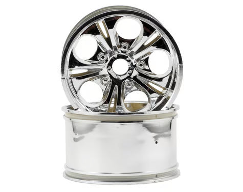 CEN 7.5" Monster Truck Wheels w/23mm Hub (Chrome) (2)