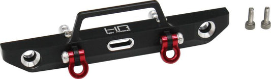 Aluminum Front Bumper w/Fairlead and Light Buckets, for Axial SCX24