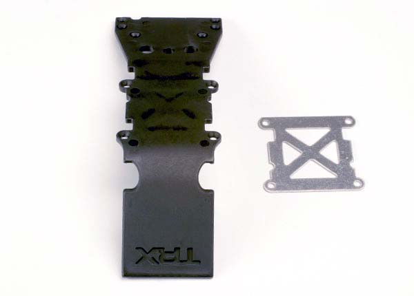 Black Front Skid Plate with Reinforcement-Part Number: 4937