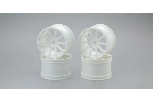 Kyosho ISH050W Ten Spoke Wheel (ST-R) White (4pcs)