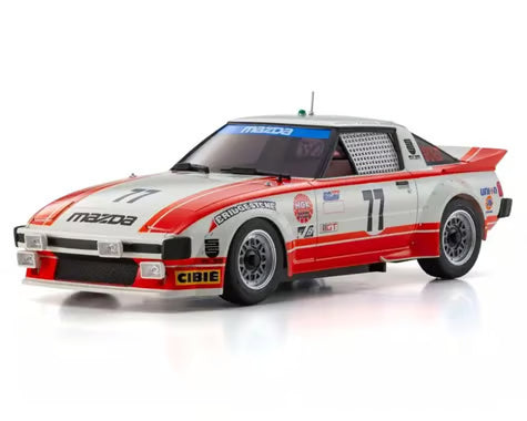 Kyosho MR-04 RWD Mini-Z Readyset w/1979 Mazda Savanna RX-7 (Red/White) w/KT-531P 2.4GHz Radio Kyosho