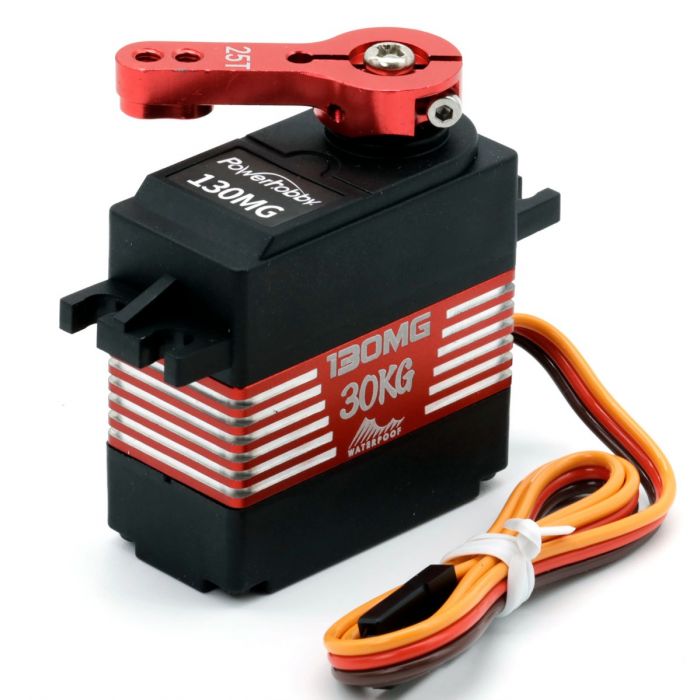 Power Hobby:130MG 1/10 30kg High Speed Torque Metal Gear Waterproof HV Servo 1/10 Scale Digital Standard Servo