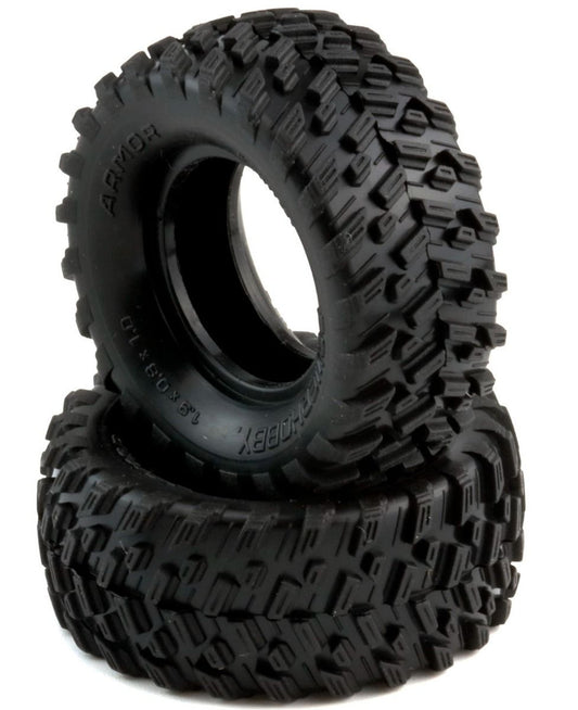 Power Hobby Armor 1.0" Micro Crawler Tires, 1/24, Axial SCX24 C10 Jeep Betty