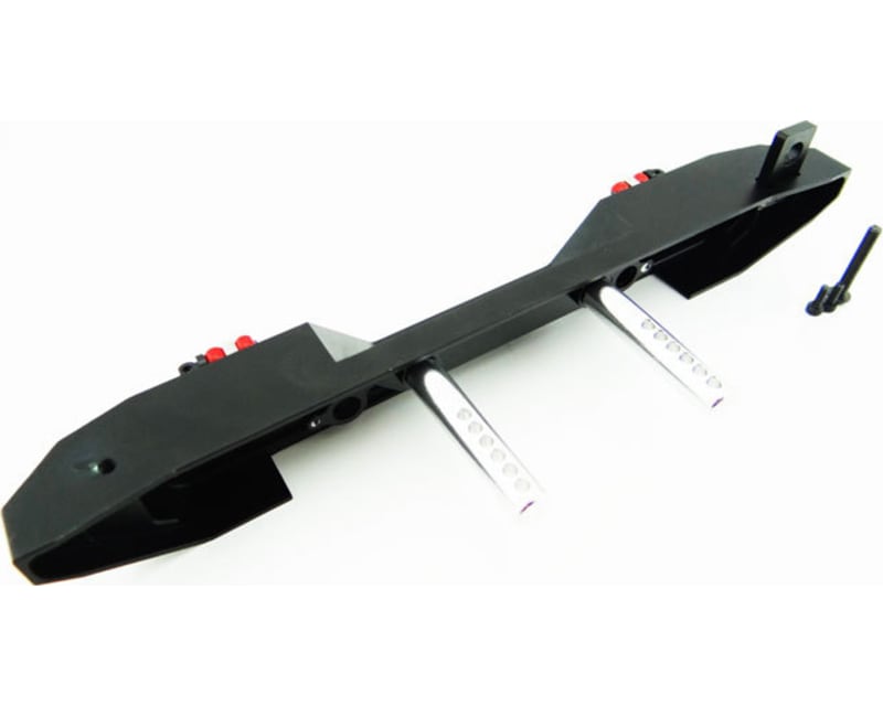 Aluminum Rear Bumper with Light Mounts Scx10