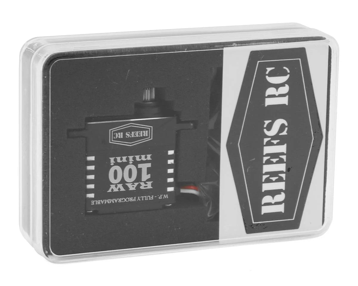 Reefs RC RAW100 Mini Digital Waterproof Servo (Black) (High Voltage) Reefs RC