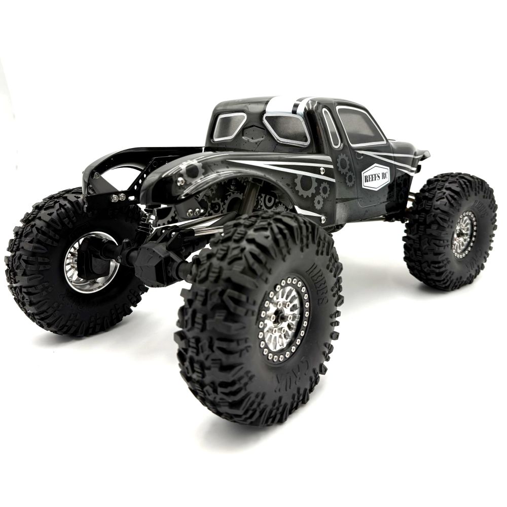 Reefs RC Clear "PLAGUE" 1/10th Crawler CompBody Set w/Stickers & Mask