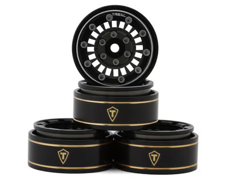 Treal Hobby Type C 1.0" Aluminum Beadlock Crawler Wheels (4) (27.3g) Treal