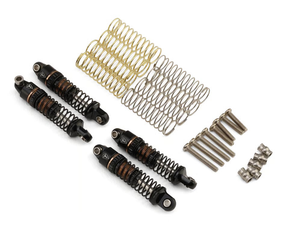 Treal Hobby Axial SCX30 23mm Aluminum Threaded Oil-fillable Shocks (Bronze) (4) Treal