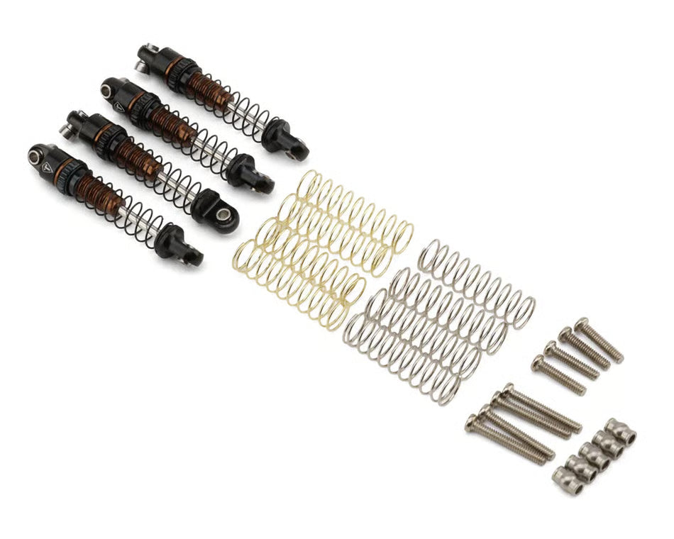 Treal Hobby Axial SCX30 26mm Aluminum Threaded Shocks (Bronze) (4) Treal