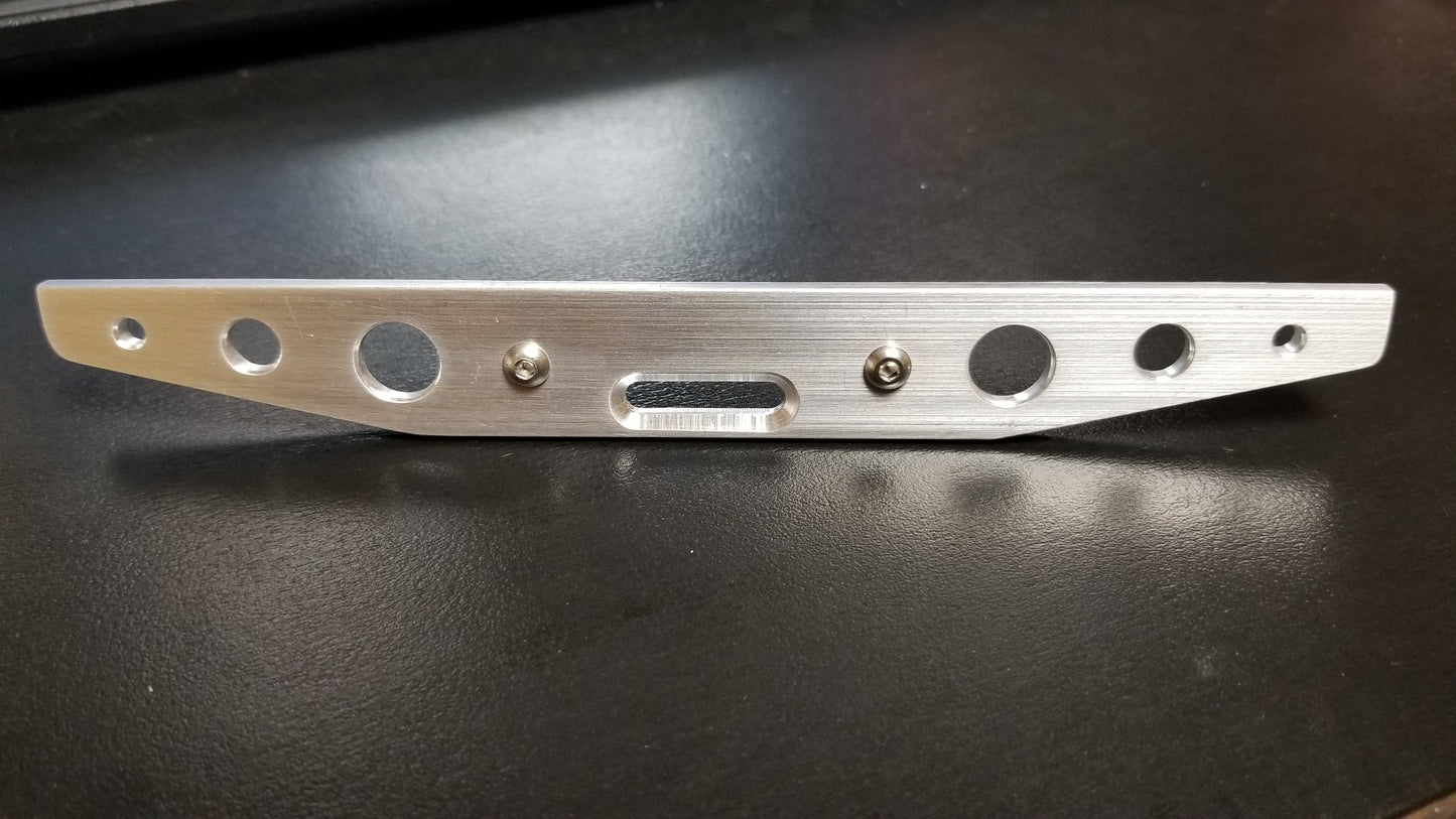 Lightweight Aluminum Comp Bumpers for TF2, Axial, or Vaterra - Front w/ fairlead