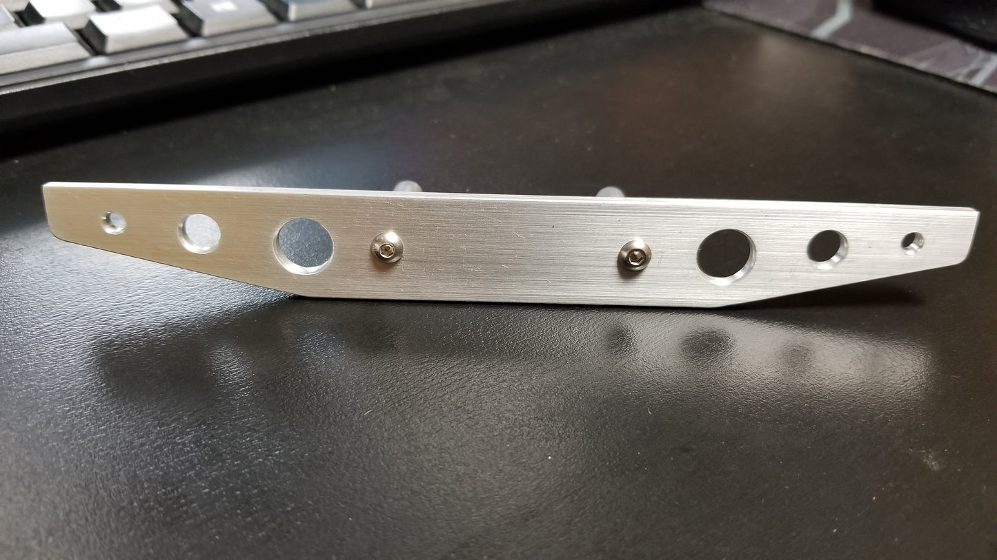 Lightweight Aluminum Comp Bumpers for TF2, Axial, or Vaterra - Rear