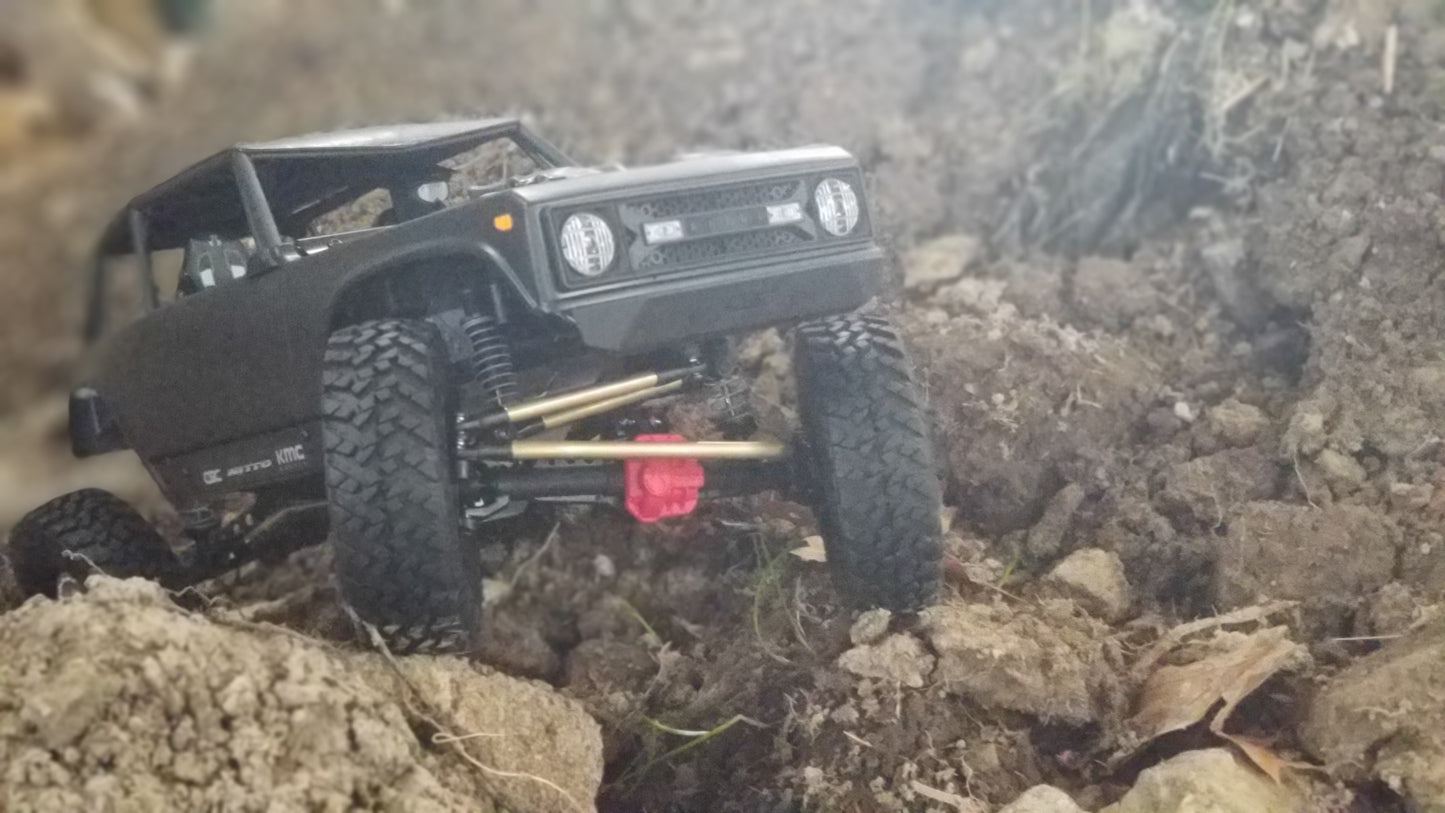 TRX-4 12.3" (313mm) WB High Clearance Rear - Delrin/Chubby Combo