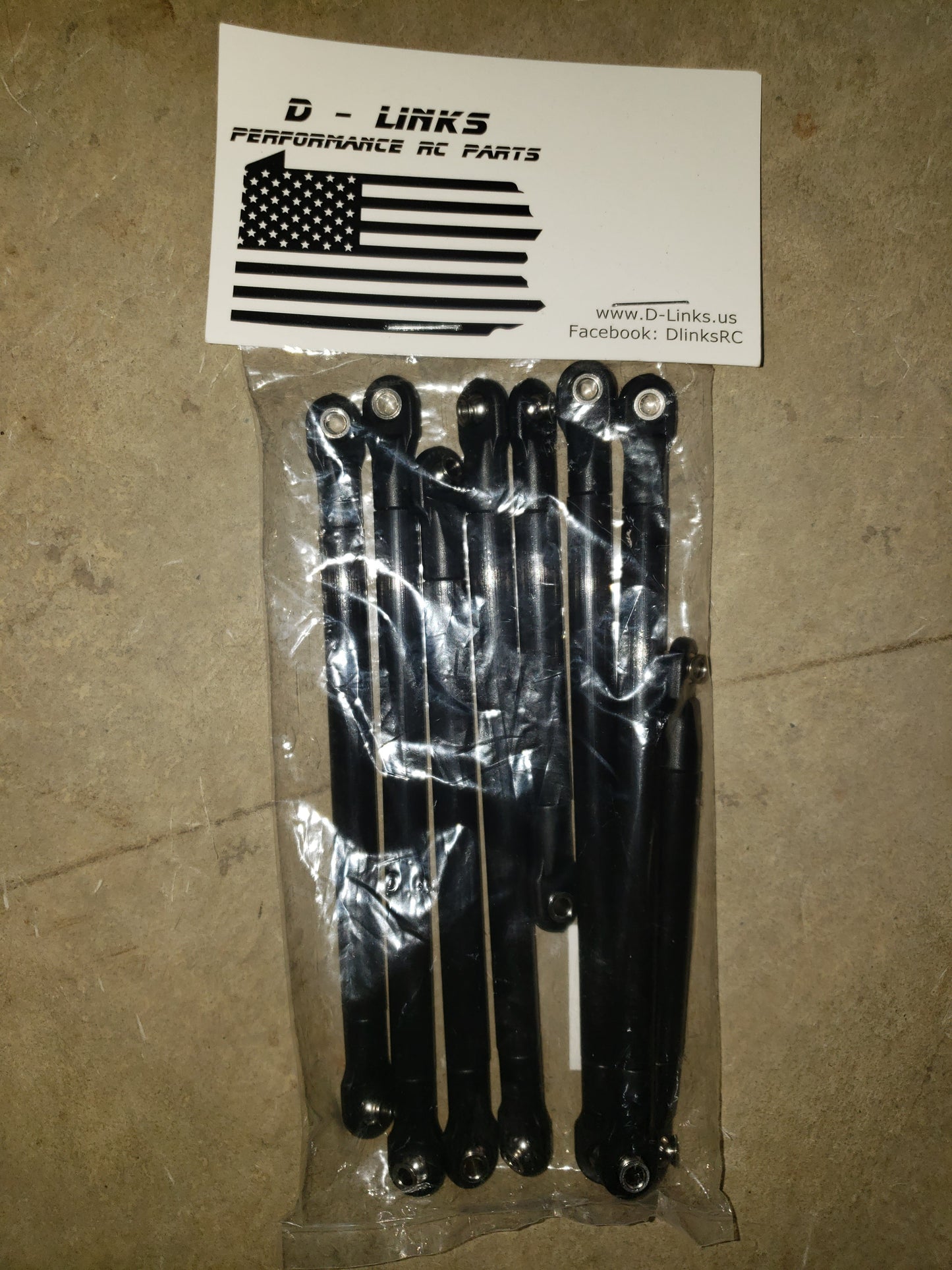 Axial SCX10ii 12.3" WB Link Kit with Panhard – Complete Upgrade -packaged top view