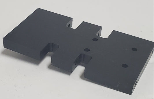 Delrin Skinny Monkey Skid, Top View