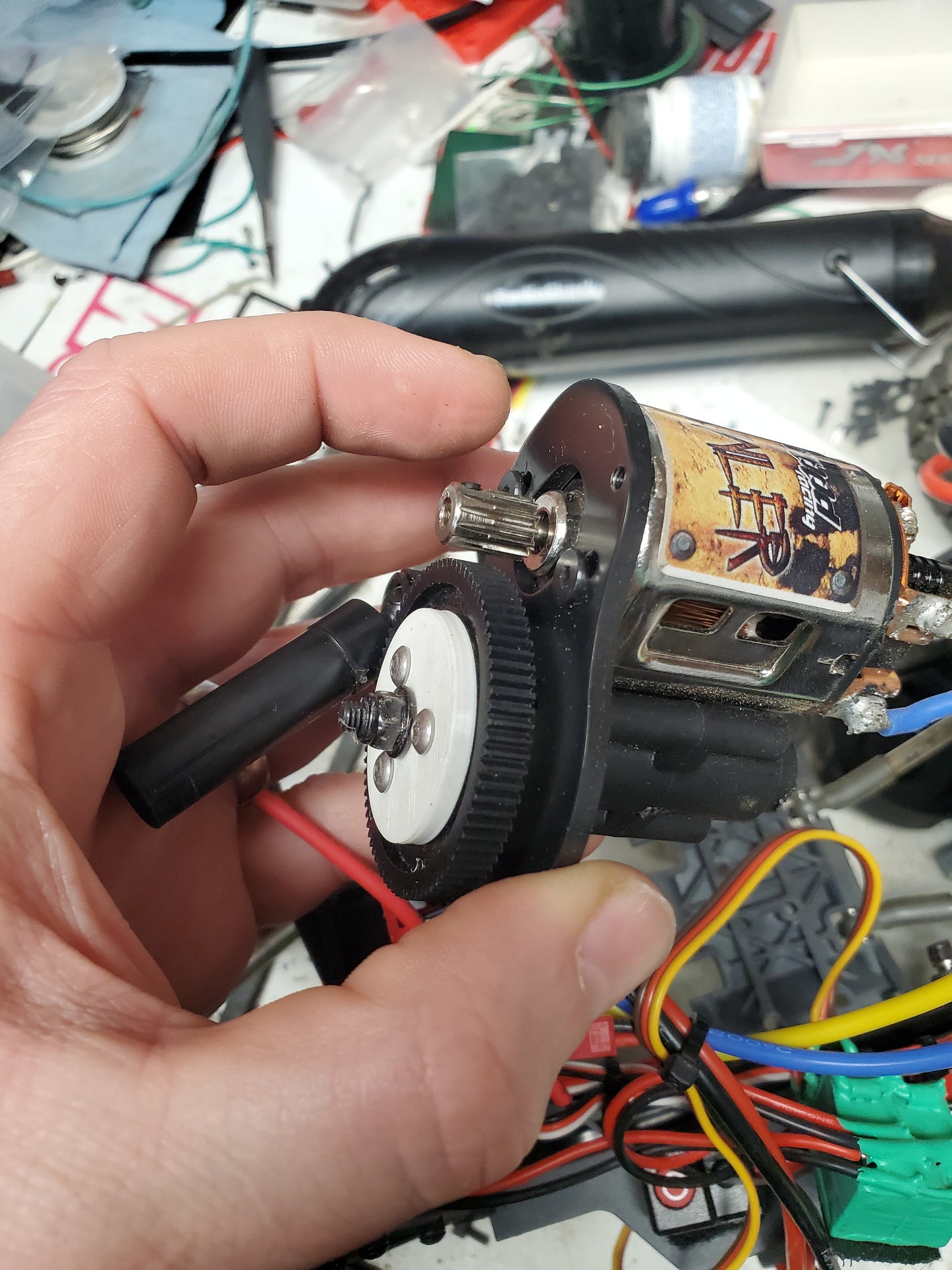 Spur gear Adapter Lockout, Side View 2