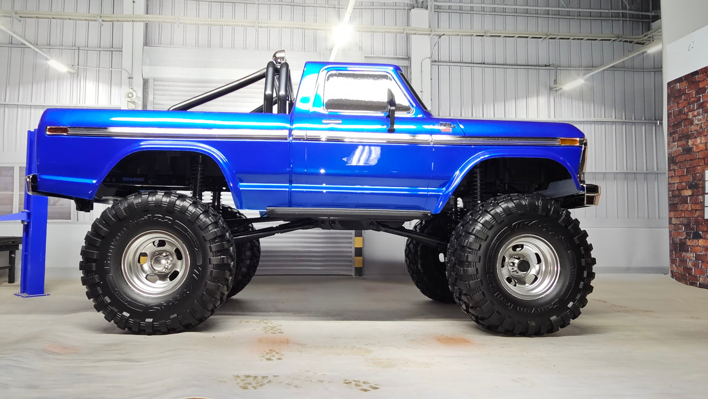 Ultra Light Delrin Straight Link Kit for TRX-4 High Trail 13.2" wheelbase. Reduces weight and adds durability for improved RC crawling performance.