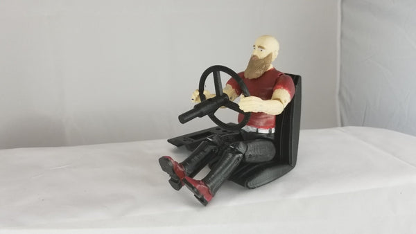 Male Driver Figure - 3d Printed