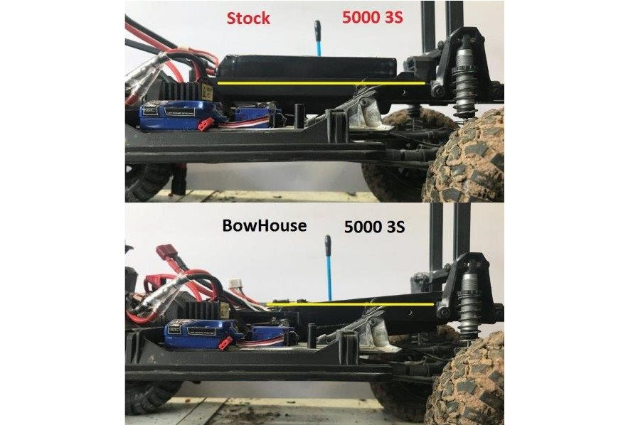 Low CG Battery Tray Combo for Traxxas TRX-4