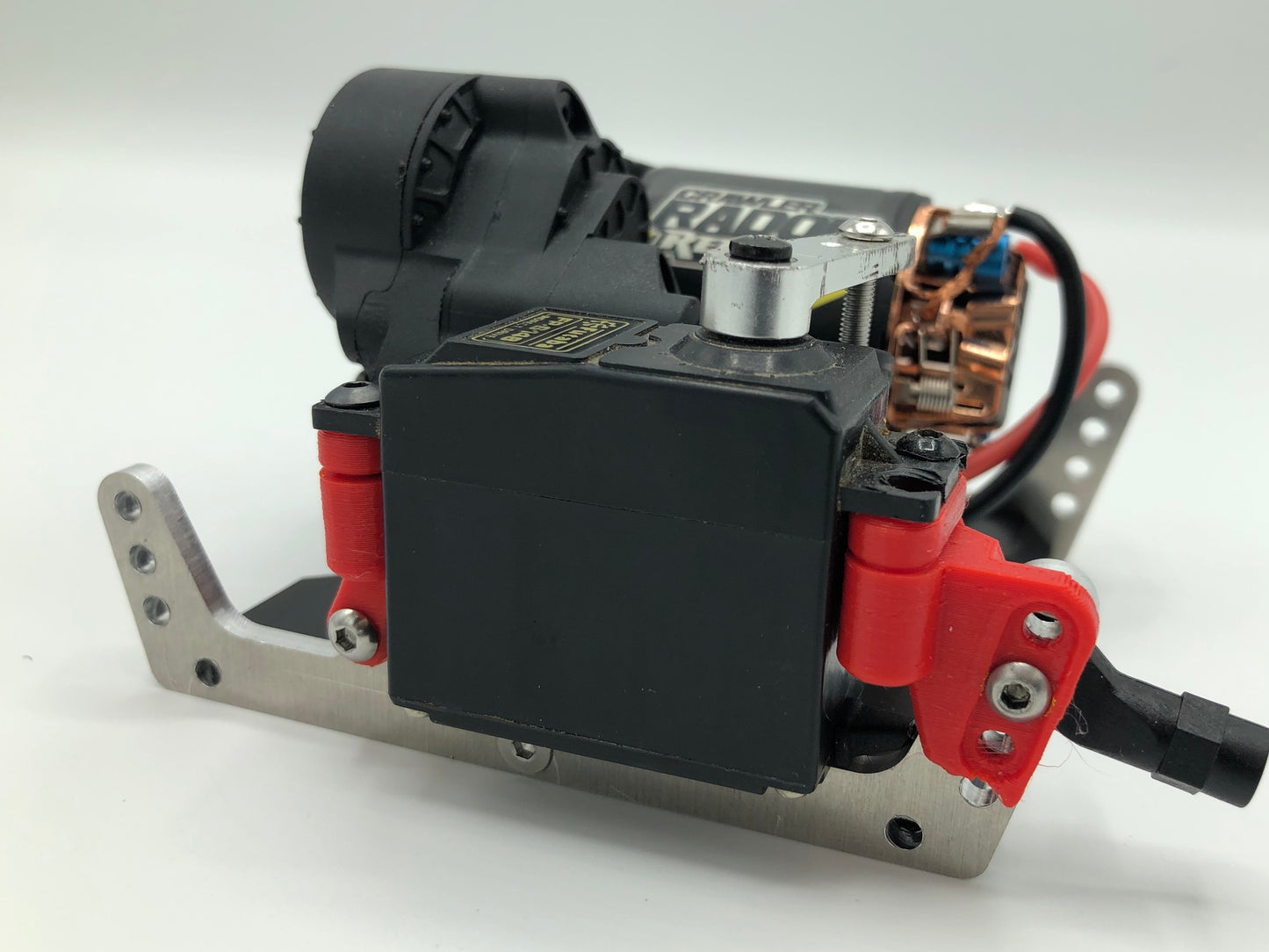 Delrin Flat Bottom Capra Skid with Aluminum risers -Solo Side view