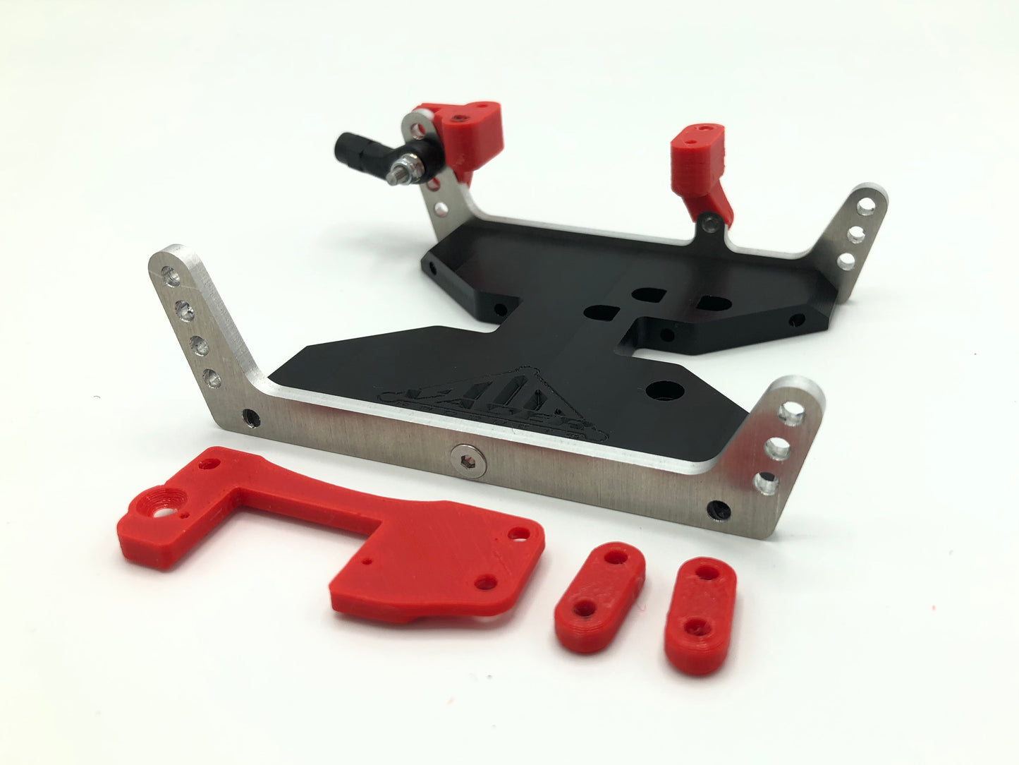 Delrin Flat Bottom Capra Skid with Aluminum risers -Solo side 3