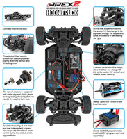 Hoonigan Apex2 Hoonitruck 1/10 On-Road Electric 4wd RTR Kit